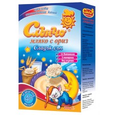 Млечна каша Слънчо Сладък сън - Ориз, 200 g -1