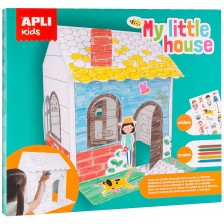 Творчески комплект APLI - Моята малка къща, сглоби и оцвети