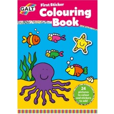 Моята първа книжка за оцветяване Galt - Със стикери -1