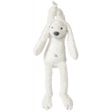 Музикална играчка Happy Horse - Зайчето Richie, бяло, 34 cm