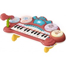 Музикална играчка Ntoys - Пиано с микрофон, Funny Musical, асортимент -1