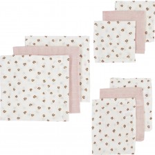 Муселинови кърпи Meyco Baby - 9 броя, розова пантера -1