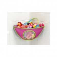 Кошничка за съхранение на играчки Munchkin - Розова, за баня -1