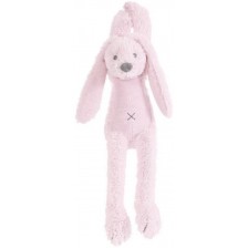 Музикална играчка Happy Horse - Зайчето Richie, 34 cm, розово -1