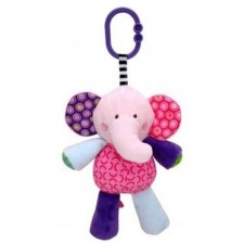 Музикална играчка Lorelli Toys - Слонче, розово