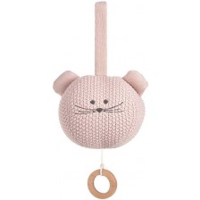 Музикална плюшена играчка Lassig - Little Chums, Mouse -1