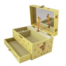 Музикална кутия с чекмедже Trousselier - Феята на ягодите, фотолуминесцентна -1