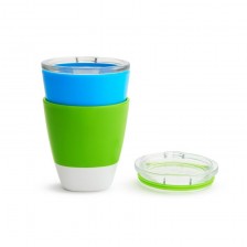 Munchkin Чаша Splash Cups 237ml 2 бр. Синя и зелена