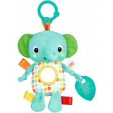 Музикална играчка за количка Bright Starts - Huggin Lights Elephant -1