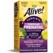 Alive Complete Premium Prenatal, 60 капсули, Nature's Way