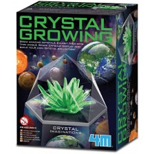 Научен комплект 4M - Отгледай си кристал, зелен -1