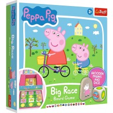 Настолна игра Big Race Peppa Pig - детска -1