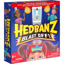 Настолна игра Spin Master - Hedbanz Blast off - Детска -1