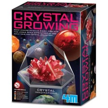 Научен комплект 4M - Отгледай си кристал, червен -1