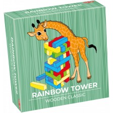 Настолна игра Trendy Rainbow Tower - детска -1