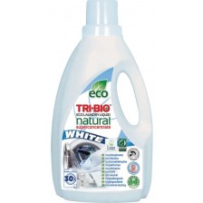 Натурален течен перилен препарат Tri-Bio - За бяло пране, 1.42 l -1