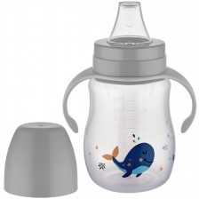 Неразливаща чаша BabyJem - 250 ml, сива