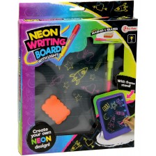 Неонова светеща дъска Toi Toys - С маркер и гъба