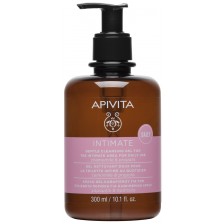 Нежен успокояващ гел за интимна хигиена Apivita - 300 ml
