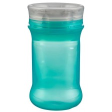 Неразливаща се чаша с мек силиконов ръб Vital Baby - 360°, 280 ml, зелена