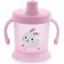 Неразливаща се чаша Canpol - Bunny and Company, 200 ml, розова