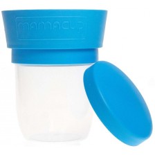 Неразливаща се чаша за снакс Mamacup - Синя, 400 ml -1