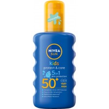 Nivea Sun Детски цветен спрей, SPF 50, 200 ml
