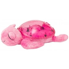 Нощна лампа-проектор Cloud B - Морска костенурка, розова -1