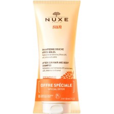 Nuxe Sun Комплект - Шампоан за коса и тяло за след слънце, 2 x 200 ml (Лимитирано)