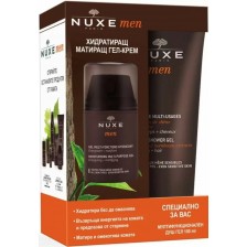 Nuxe Men Комплект - Хидратиращ гел-крем и Душ гел, 50 + 100 ml