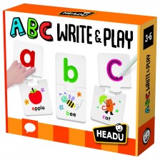 Образователен пъзел Headu ABC - Пиши и играй -1