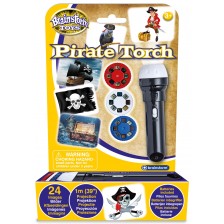 Образователна играчка Brainstorm - Фенерче с прожектор, Пирати -1