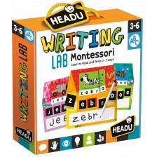 Образователна игра Headu Montessori - Лаборатория за писане -1