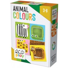 Образователна игра Headu Ecoplay - Цветовете на животните