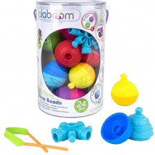 Образователна играчка Lalaboom STEM - Цветове и форми Montessori, 24 части -1