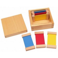Образователен комплект Smart Baby - Цветни плочки на Монтесори, малък комплект -1