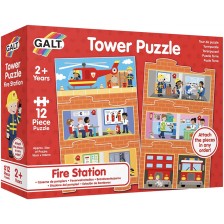 Образователен пъзел-кула Galt - Пожарна станция -1