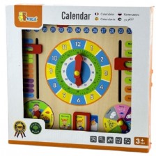 Образователна игра Viga - Календар часовник
