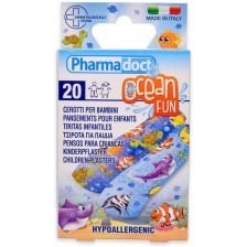 Ocean Fun Детски пластири, 7 х 2 cm, 20 броя, Pharmadoct -1