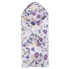 Одеялце за столче за кола Hauck - Snuggle so Cosy, Floral Beige -1