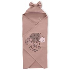 Одеяло за количка и столче за кола Hauck - Minnie Mouse, Rose -1