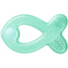 Охлаждаща чесалка за зъби Nuk - Рибка, зелена -1