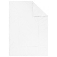 Олекотена завивка Kikka Boo - Бяла, ранфорс, 95 х 135 cm