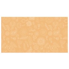 Опаковъчна хартия Apli - Жълта, Цветя, 200 х 70 см, 55 гр -1