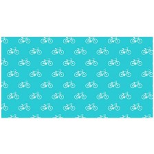 Опаковъчна хартия Apli - Синя, Колело, 200 х 70 см, 55 гр -1