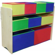 Органайзер-етажерка за играчки и книжки Ginger Home - Colors, 3 нива