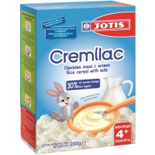 Оризова каша Jotis - Cremilac, с мляко, 200 g