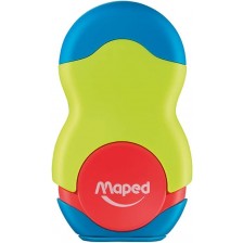 Острилкогума Maped Loopy - Soft Touch, зелена -1