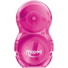 Острилкогума Maped  Loopy - Translucent, розова -1