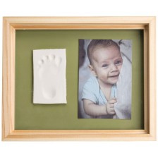 Отпечатък Baby Art - Pure Frame, рамка Natural, с органична глина
